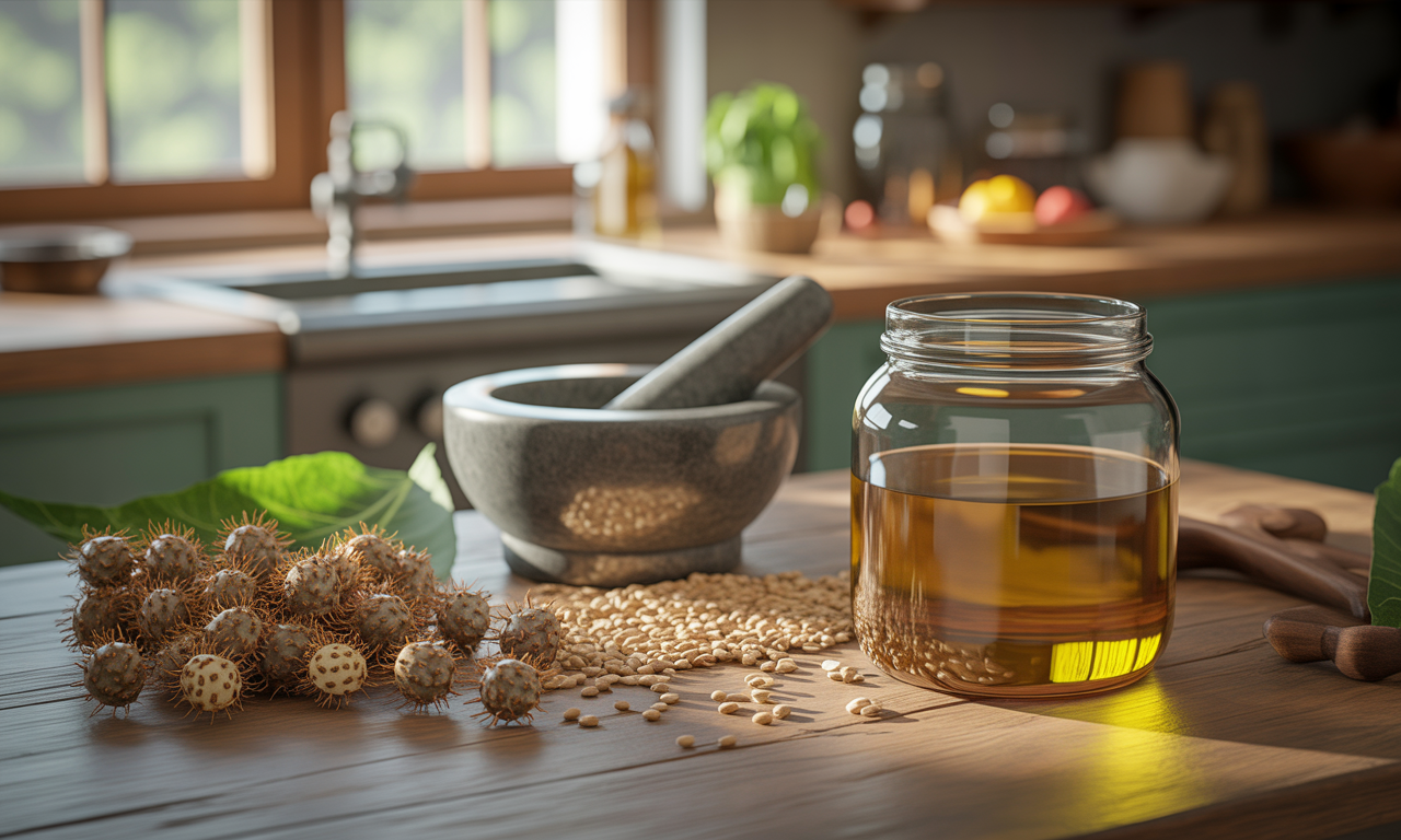 Fabriquez votre propre huile de ricin maison ! 🌱